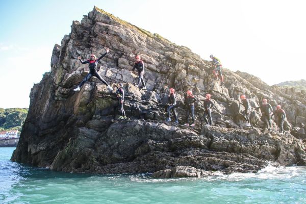Coasteering Baggy Point, Croyde, North Devon