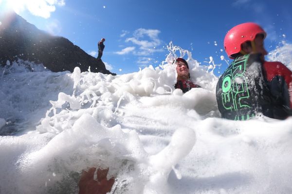 Coasteering Baggy Point, Croyde, North Devon