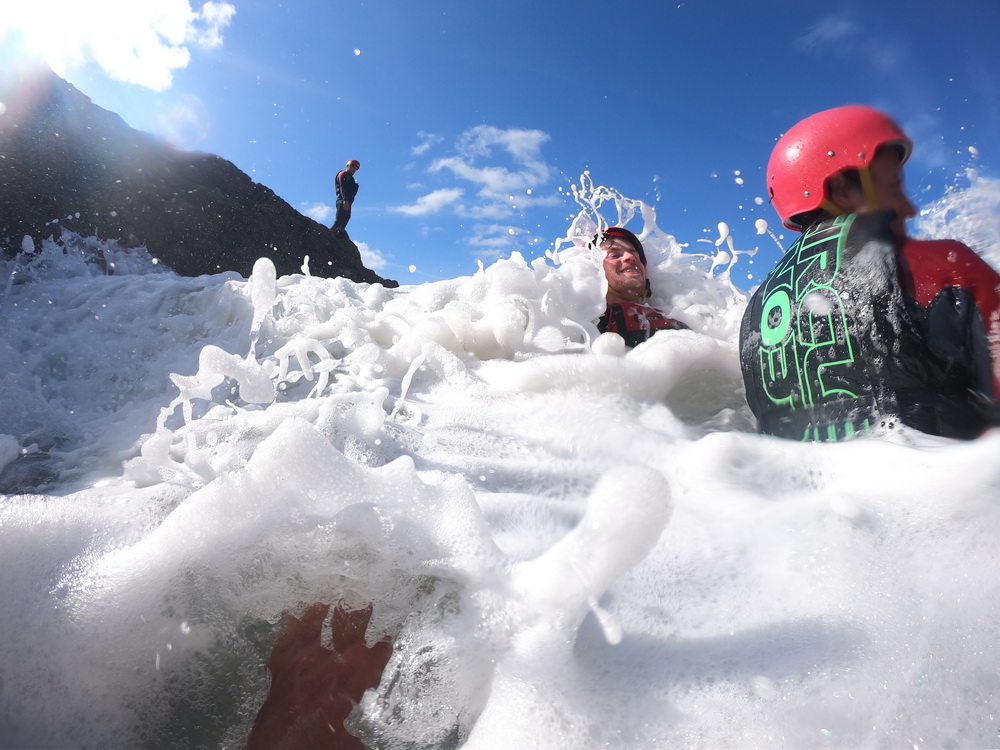Coasteering Baggy Point, Croyde, North Devon