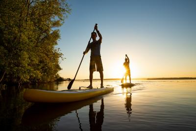 Paddleboarding The Torridge in North Devon